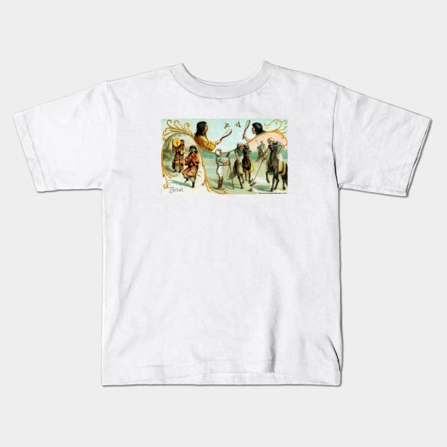 19th C. Tibet Kids T-Shirt by historicimage